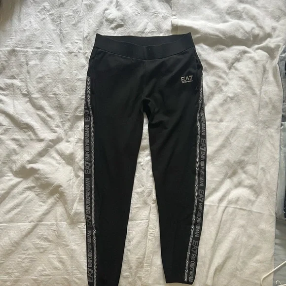 Emporio Armani EA7 Black Hoodie & Sweatpants - Picture 2 of 5